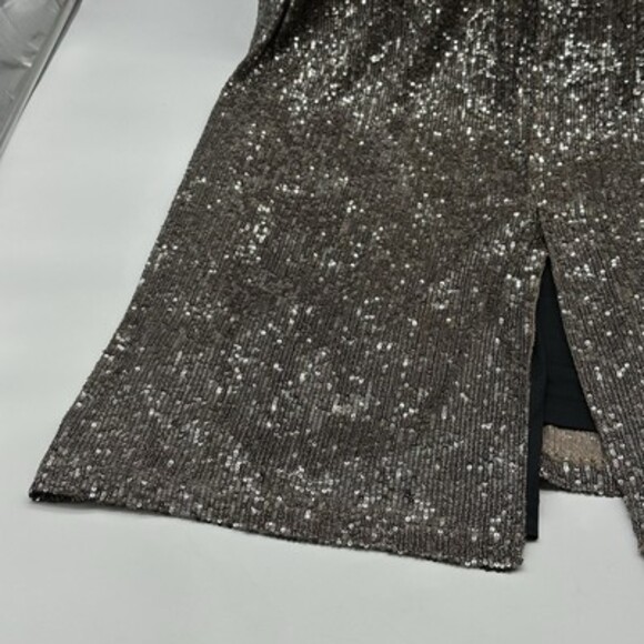 The Drop Padma Women's Plus Size 3X Pewter Sequin Cut-Out Midi Party Dress NWT - Picture 10 of 12